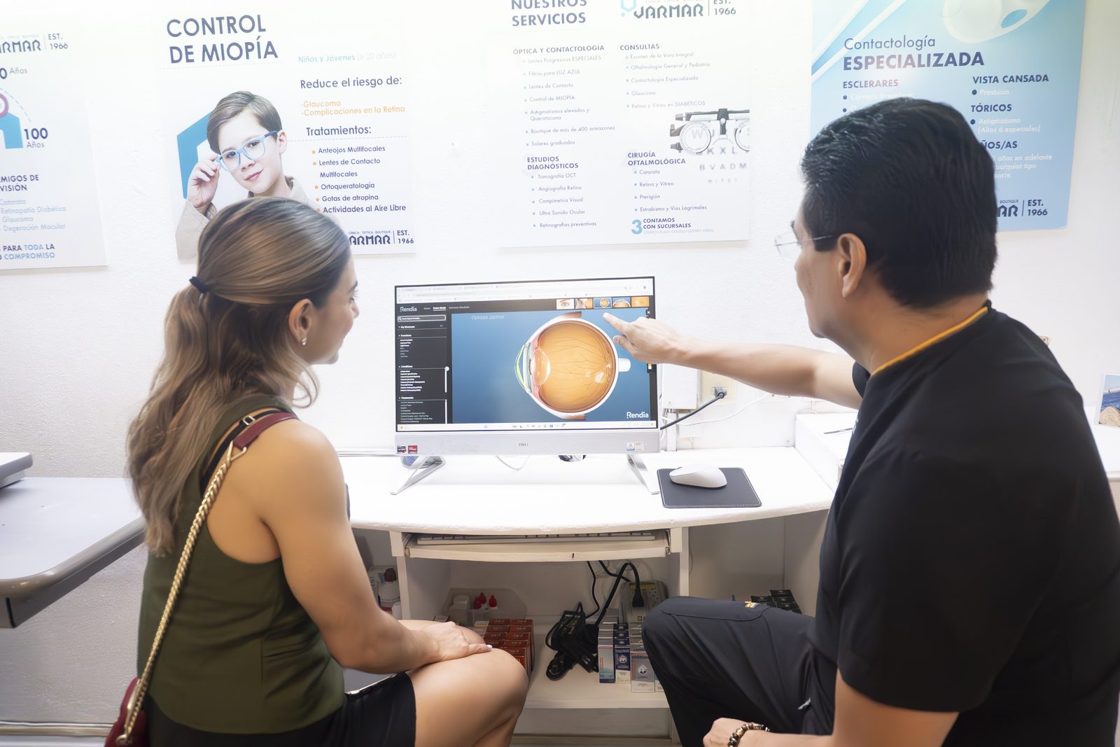 ¿Cuánto dura un examen de la vista?